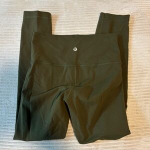 LULULEMON Olive Green Wunder Unders